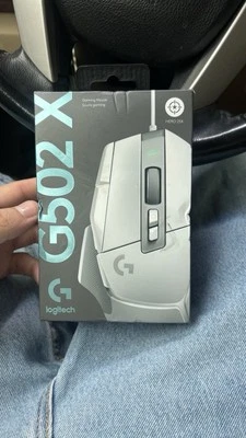 Logitech G502 X Wired Gaming Mouse White Hero 25K Sensor Brand New - Image 1 of 4