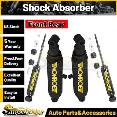 Monroe 4pcs Front Rear Shock For 1965 Chrysler 300 New Yorker Newport 6.7L - Image 1 of 4