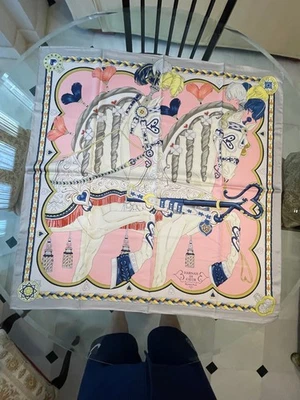 Mocador Hermes Blanco - Imagen 1 de 4