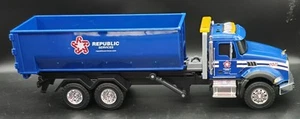 2020 First Gear Mack Truck Refuse Dumping Semi Republic Services Blue 16in Long - Picture 1 of 10
