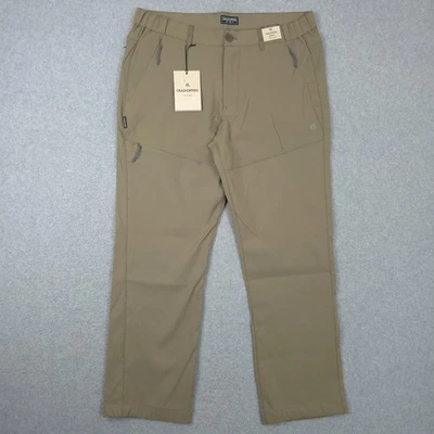 Craghoppers Pants Mens 36 Short Kiwi Pro Khaki Active Fit Stretch Hiking Outdoor - Image 1 of 4