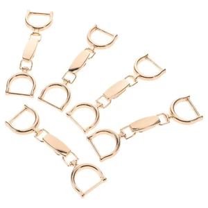 5pcs Shoe Chain Buckles Alloy Buckles DIY Shoes Bag Garment Decorative - Picture 1 of 12