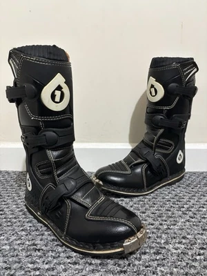 **VGC** SixSixOne Motocross MX Motor Cross Boots Kids Youth UK 5 - EU 38 - Image 1 of 4