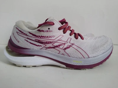 Zapatos para correr Asics Gel Kayano 29 para mujer talla 7 rojo granate gris entrenamiento para caminar Foto 1 de 4