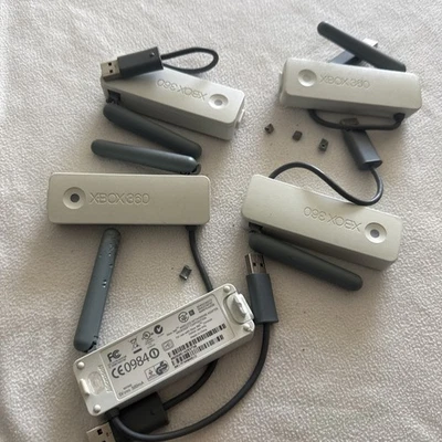 Lot of (5) Microsoft Xbox 360 WiFi Wireless Networking Adapter Working But Broke - Image 1 of 4