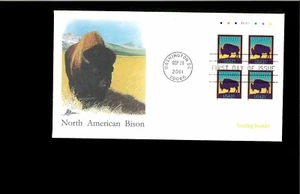 2001 First day Cover Bison Washington DC - Picture 1 of 1