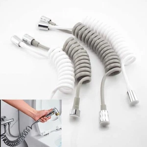 Bathroom Spring Flexible Shower Hose Pipe Water Plumbing Toilet Bidet Sprayer - Picture 1 of 9