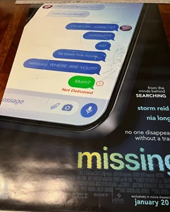 MISSING - original movie poster - double sided - 27x40 - Picture 1 of 3