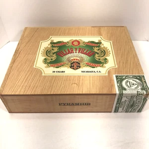 Caja de cigarros de madera Villar y Villar esconder efectivo almacenamiento de joyas diapositiva superior envío - Imagen 1 de 7