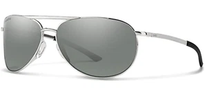 NUEVO Smith Serpico Slim 2 Gafas de Sol-Plateado-Lente Polarizada Cromapop - Imagen 1 de 1