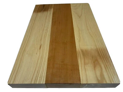 Cherry+ Ash Guitar Body Blank 21x 14x 2- 3 Pcs Glued Luthierwood- Free Shipping - Image 1 of 4