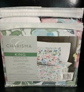 Charisma KING 6PC 100% Polyester Microfiber Extra Soft Sheet Set Julia DustyRose