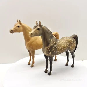 VTG Set of 2 Breyer Horse #213 Proud Arabian Stallion Dapple Grey + Rosy Gray - Picture 1 of 15