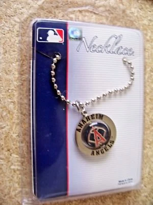 Anaheim Angels spinner logo / #1 Fan chain necklace MLB - Image 1 of 4