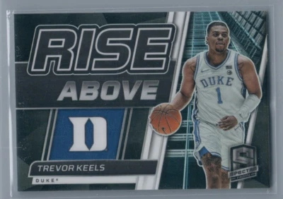2022-23 Chronicles Draft Spectra Trevor Keels Rise Above Silvr Prizm Knicks Duke - Image 1 of 3