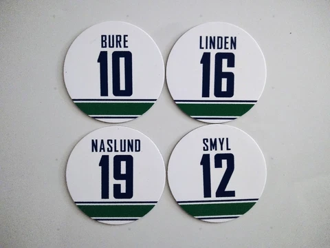 Vancouver Canucks Magnets - Retired Numbers - Linden, Bure, Smyl, Naslund etc Cover