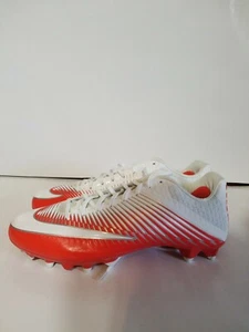 DS Nike Vapor Speed 2 TD CF Mens White Orange Football Cleats Size 14 - Picture 1 of 6