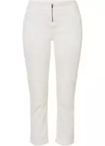 Jeans mit Ziernähten Gr. 40 Wollweiß Damen Hose Baumwoll-Freizeitjeans Neu* - Bild 1 von 1