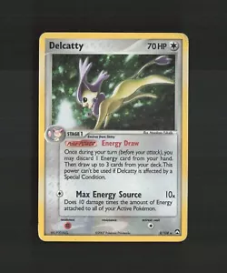 Tarjeta Pokémon Delcatty 8/108 EX Power Keepers Holo Rara DMG - Imagen 1 de 2