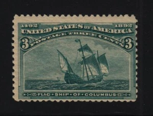 1893 Columbian 3c Sc 232 montado sin montar o nunca montado CV $97,50 - Imagen 1 de 1