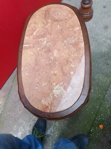 tavolino da salotto con marmo - Foto 1 di 2