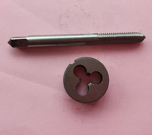 Lots 1pc HSS Machine 3-48 UNC Tap and 1pc 3-48 UNC Die Threading Tool - Picture 1 of 3
