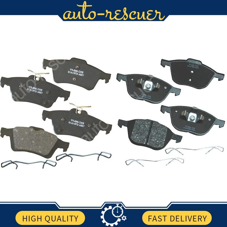 Juego de pastillas de freno de disco delanteras traseras STOP BY BENDIX 2x para Ford C-Max 2013 hasta 2017 Foto 1 de 3