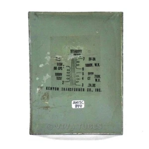 Vintage Kenyon S26390 Power Transformer 5V 3A 1000 Volts 1 KV 0.2ADC - Picture 1 of 1
