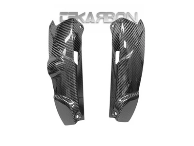 Cubiertas de radiador de fibra de carbono BMW K1200R 2005-2008 Foto 1 de 4