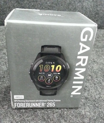 Reloj inteligente para correr Garmin Forerunner 265 GPS M/L 46mm negro Foto 1 de 4