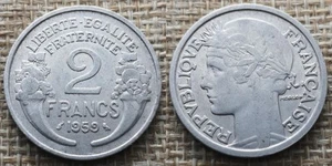 Coin France - 1959 - 2 francs Morlon Aluminium (N0817) - Picture 1 of 3