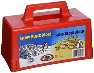 Blocco da costruzione Snow Fort, stampo per castello di sabbia, forma di mattoni giocattolo da spiaggia, 1 stampo (605) - Foto 1 di 6