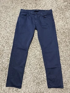 Pantalones de mezclilla Mavi Jake negros pierna ajustada azul oscuro - 36x32 - Imagen 1 de 6