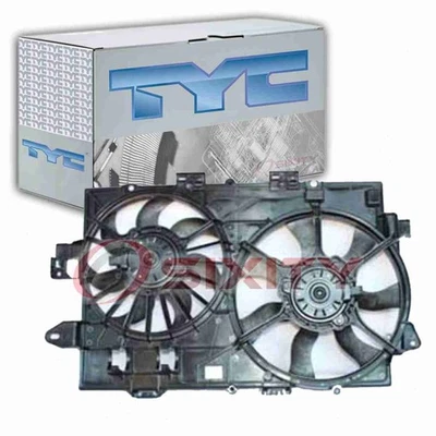 Conjunto de ventilador condensador y radiador doble TYC para Pontiac Torrent tl 2006-2008 Foto 1 de 4
