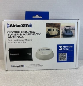 SiriusXM SXV300 Connect Tuner & Marine/RV Antenna SXV300M1 Boat New Sealed - Picture 1 of 11