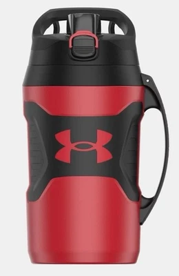 Botella de agua con aislamiento Under Armour UA Playmaker 64 oz negra/roja 1364828-601 Foto 1 de 4