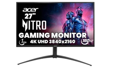 Acer Nitro 27" Gaming Monitor 4K UHD 3840x2160 160Hz 1ms LED 1000Nit Refurbished - Image 1 of 4