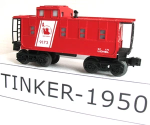 LIONEL 6-9173 JERSEY CENTRAL LIGHTED CABOOSE LN/C8 # 173 W/BOX - Picture 1 of 6