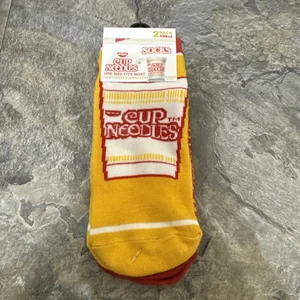 Nissin Cup Noodles Ankle Socks Unisex Gift NEW - Picture 1 of 3