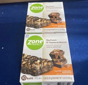 Zone Perfect READ Salted Caramel Brownie 20 Riegel - Bild 1 von 3