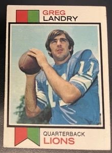 1973 Topps # 12 Greg Landry - Great Condition - Lions - Picture 1 of 2