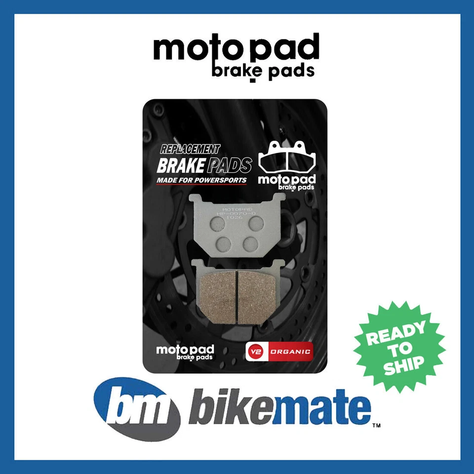 Pastillas de freno delanteras izquierda orgánicas para Suzuki GS 750 T 1982 1983 Foto 1 de 1