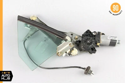97-04 Mercede R170 SLK230 SLK320 cuarto de pasajero trasero derecho ventana vidrio OEM Foto 1 de 4