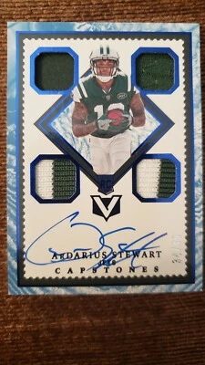 2017 Vertex Football ArDarius Stewart Auto Capstones /49 - Image 1 of 2