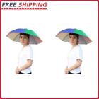 Outdoor Cap Portable Anti-Rain Anti-Sun Head Umbrella Hat (Watermelon Red)