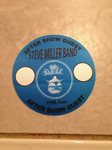 Steve Miller Band - 1996 Tour - After Show Guest Pass - Blue - Picture 1 of 1