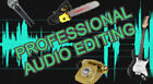 I will master your audio and song to industry radio standard quality
