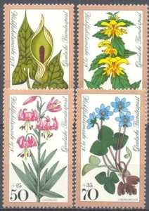 Germany 1978 Yvert # 829/32 Flowers MNH VF - Picture 1 of 1