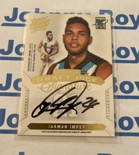 2014 Select AFL Honours - DRAFT PICK SIGNATURE (DPS16) JARMAN IMPEY Card 