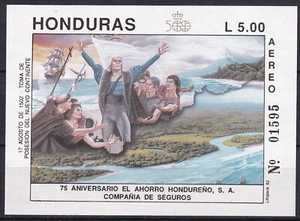 Honduras 1992 Yvert SS 47 Columbus Ships MNH VF - Imagen 1 de 1